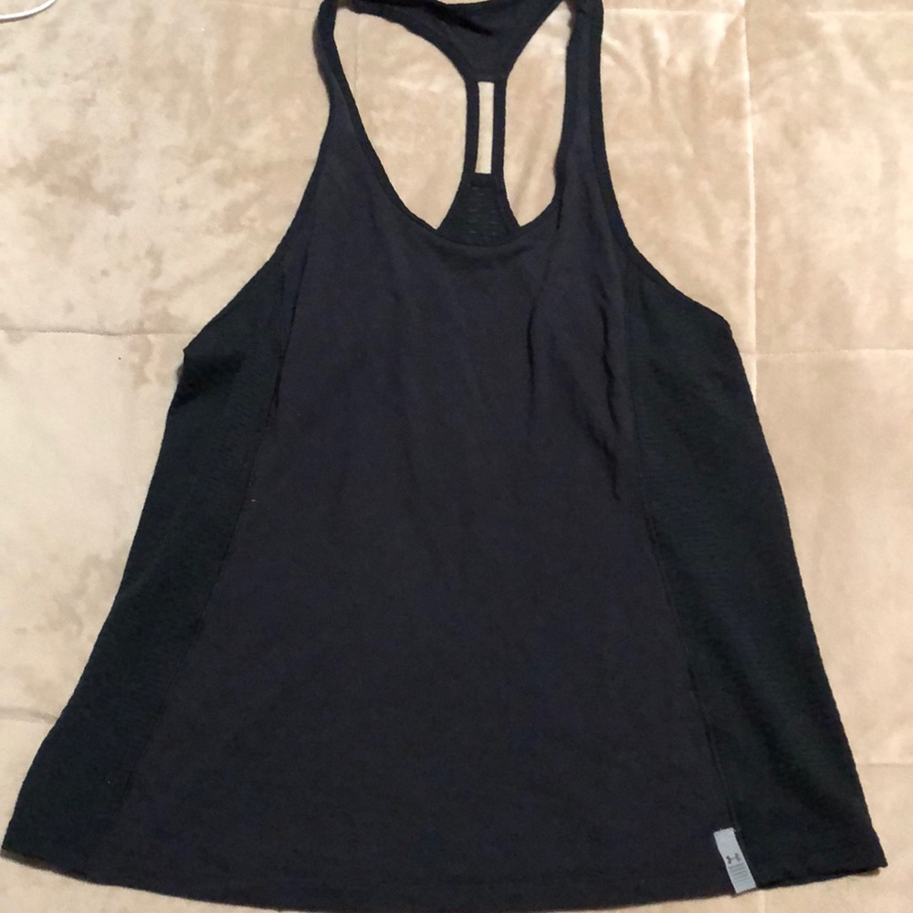 Black under armour workout tank